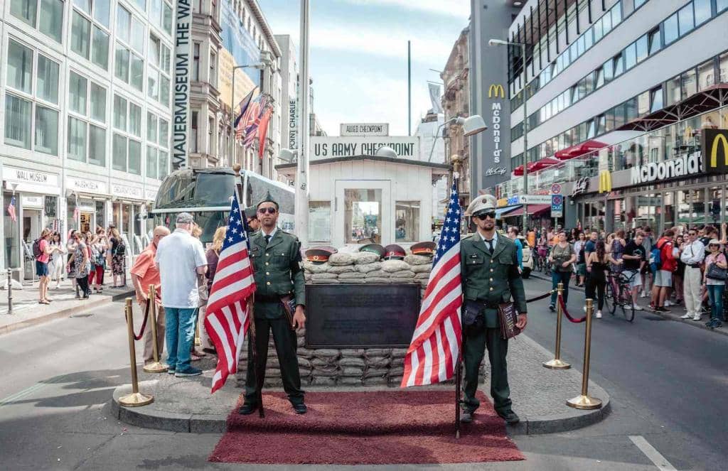 The Berlin Wall and Checkpoint Charlie, Berlin