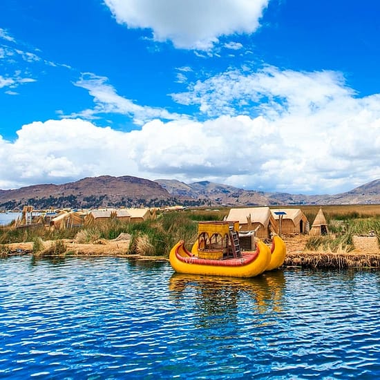 Flight to Puno and Lake Titicaca